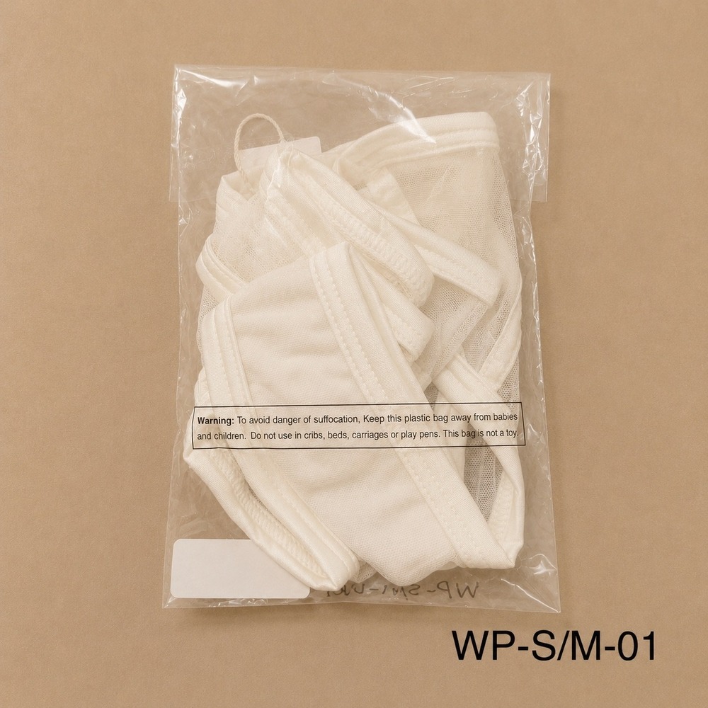 COSABELLA Thong White Sheer Mesh Strappy Panty - S/M / NWT - Picture 6 of 7